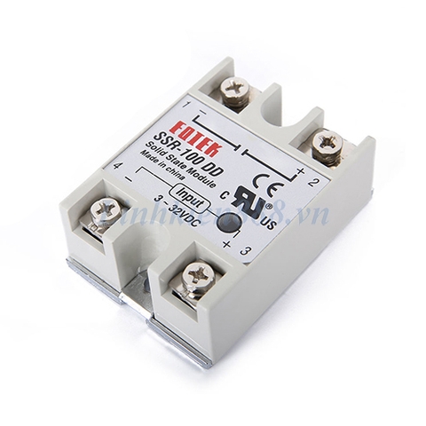 Relay bán dẫn SSR-100DD dòng 100A DC 5-200V