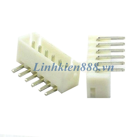 Header 6P XH2.54 6P đực cong 2.54mm( 5con /túi)