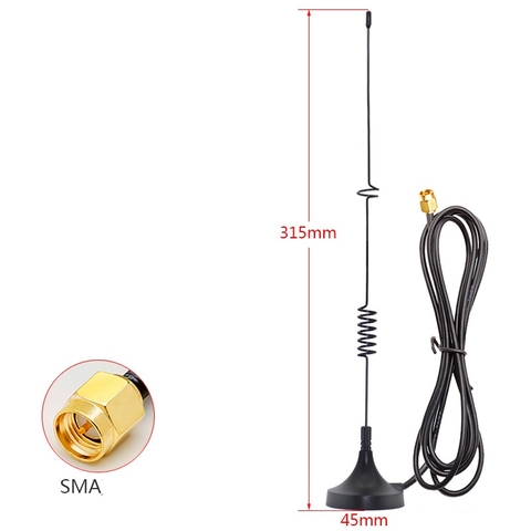 Anten 2G/3G/4G/5G 12dBi đầu SMA Male