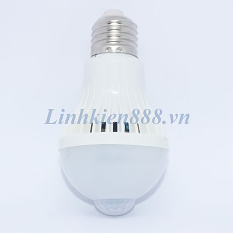 Đèn LED 7W cảm biến hồng ngoại điện áp AC 220V