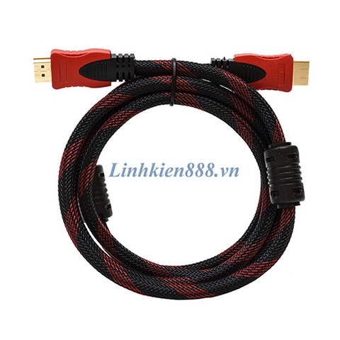 Cáp HDMI đầu mạ vàng chống nhiễu tốt, độ nét cao, dài 3m