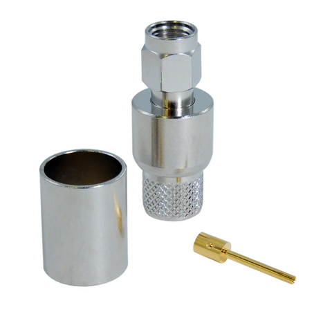 Đầu nối RP-SMA-J-7 male dùng cho cáp RG8, RG213, LMR400