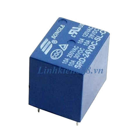 Relay 24V 10A 5 Chân SRD 24VDC-SL-C