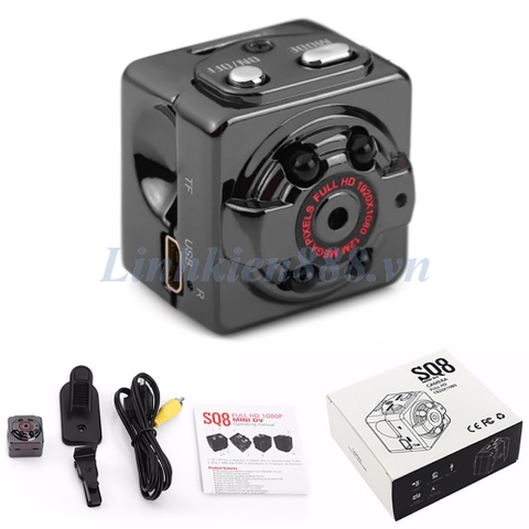 Camera siêu nhỏ SQ8 độ phân giải 1080p