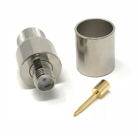 Đầu nối RP-SMA-K-7 female dùng cho cáp RG8, RG213, LMR400