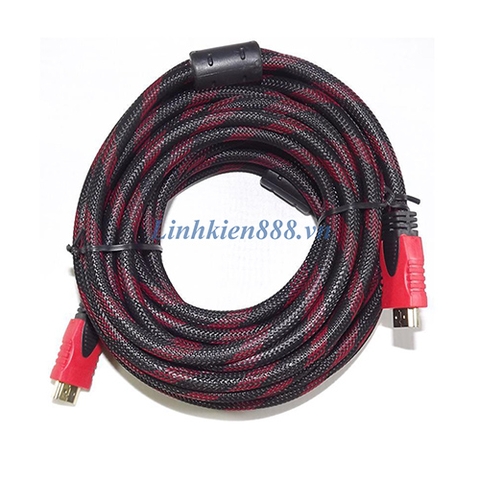 Cáp HDMI đầu mạ vàng chống nhiễu tốt, độ nét cao, dài 10m