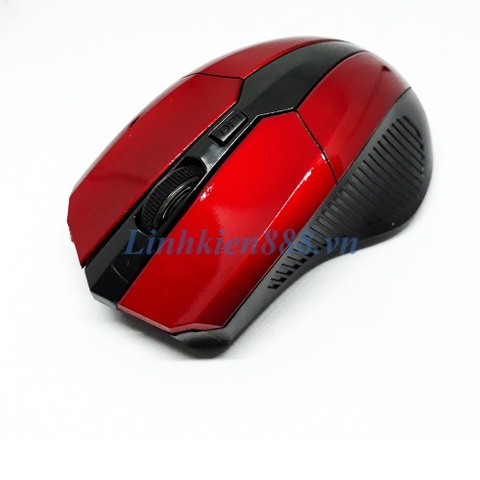 Chuột không dây A1 1200dPi màu đỏ