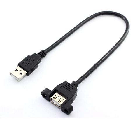 Dây Cáp USB Đực Cái Bắt Vít (Không Kèm Ốc)