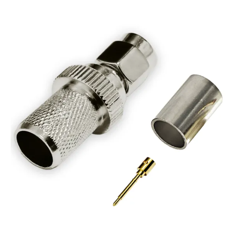 Đầu nối SMA male dùng cho cáp RG8, RG213, LMR400 SMA-J-7