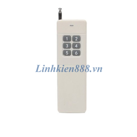 Remote điều khiển RF 315Mhz, 6 phím, khoảng cách 4000m