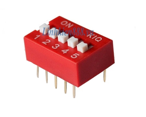 Công Tắc Bit CY-2 5P màu đỏ