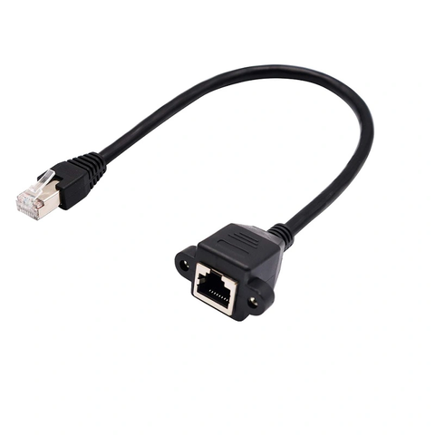 Dây Mạng Nối Dài Đầu RJ45 Đực sang RJ45 Cái Bắt Vít Dài 1.5m