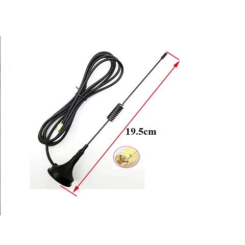 Anten GSM 3G 4G 5dBi đầu SMA đực kim