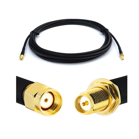 Cáp chuyển RP-SMA male sang RP-SMA female RG58 dài 1m