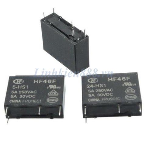 Relay HF46F 24VDC 4 chân 5A