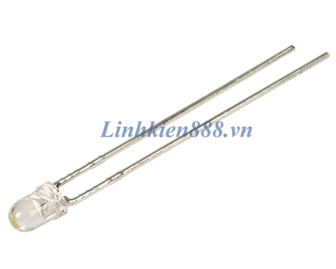 LED 3mm trong sáng trắng (3 con/ túi)