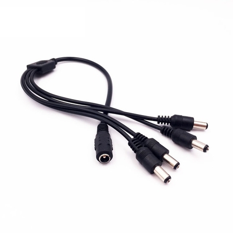 Dây Chia Nguồn DC 1 Vào 4 Ra Giắc Nguồn Loại 5.5x2.1mm
