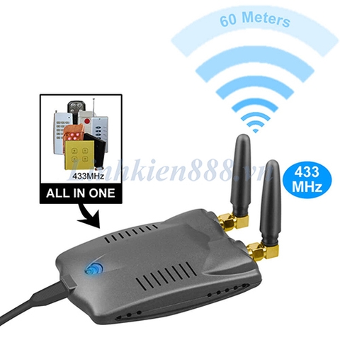 Thiết bị điều khiển RF 433Mhz qua wifi bằng phần mềm trên di động V1.0