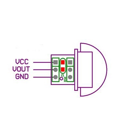 Cảm biến nhiệt chuyển động mini HC-SR505