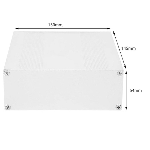 Hộp Nhôm Màu Bạc 150x145x54mm