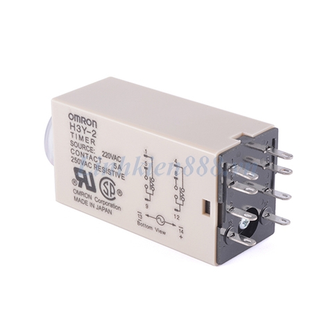 Relay thời gian H3Y-2 60 giây điện áp 220V AC