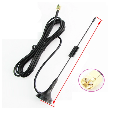 Anten GSM 3G 4G 5dBi đầu SMA đực kim