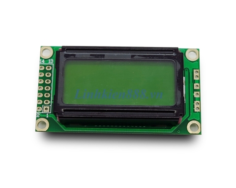 Màn Hình LCD 0802 5V xanh lá