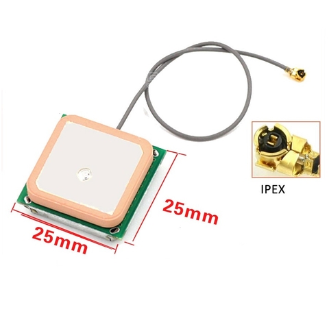 Anten GPS 25x25x4mm 1575.42Mhz