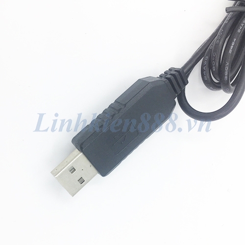 Cáp chuyển nguồn cổng USB 5V DC sang 9V DC chân 5.5x2.1