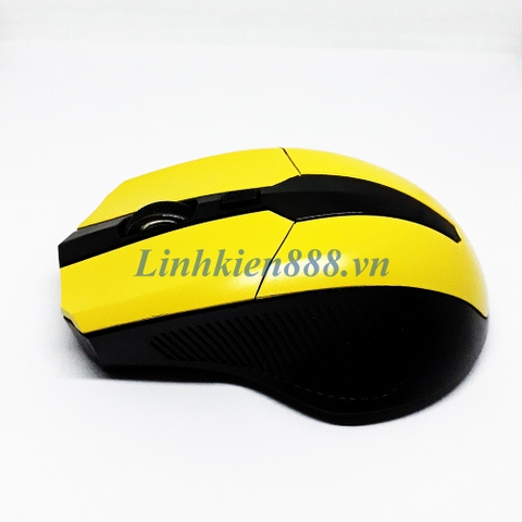 Chuột không dây A1 1200dPi màu vàng
