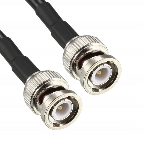 Cáp chuyển BNC male sang BNC male RG58 dài 1m