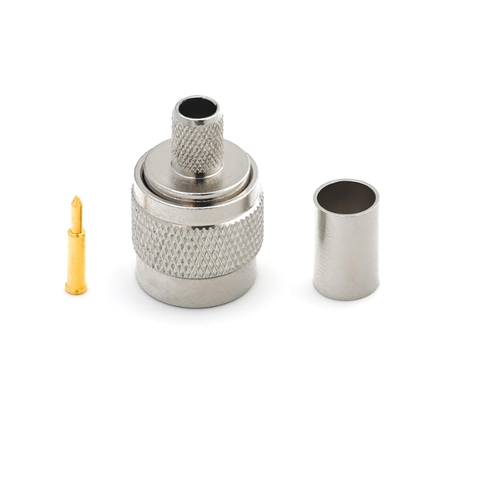 Đầu TNC male hàn cáp LMR240 RG59 N-J-4