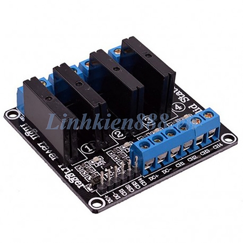 Module relay SSR 5V 4 kênh G3MB-202P 240V 2A