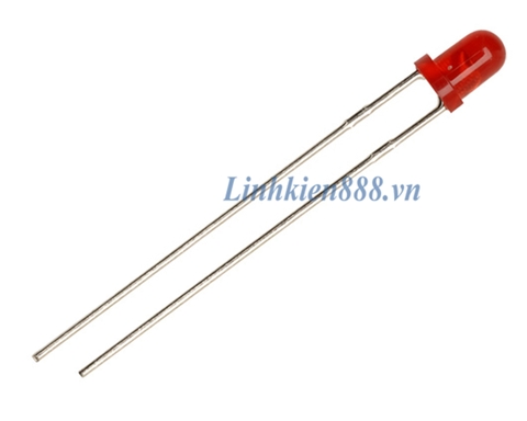 LED 3mm Phủ Đỏ  (3 con/ túi)