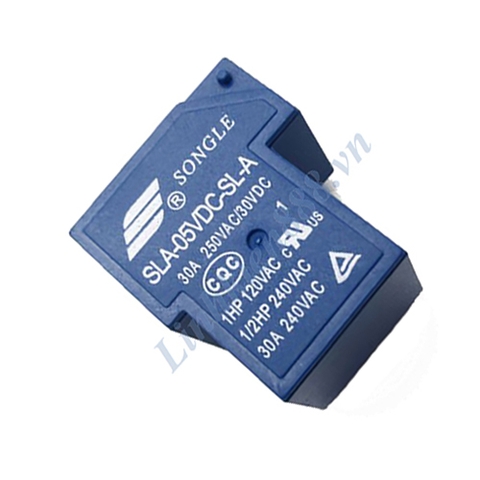Relay hàn mạch SLA-05V loại 4 chân 1 cặp tiếp điểm thường mở điện áp 5V 30A