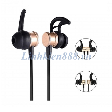 Tai nghe Bluetooth thể thao SLS-100 stereo bass màu vàng
