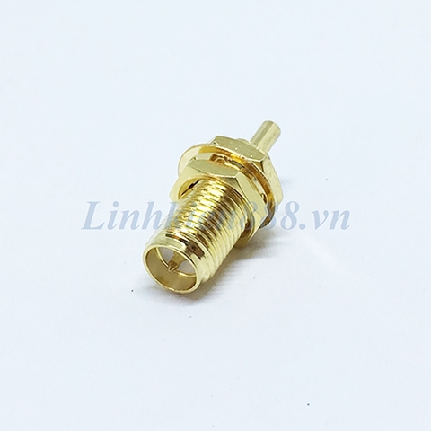 Đầu nối RP-SMA female hàn cáp RG174, RG316 RG113