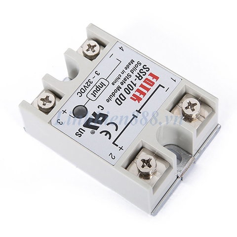 Relay bán dẫn SSR-100DD dòng 100A DC 5-200V