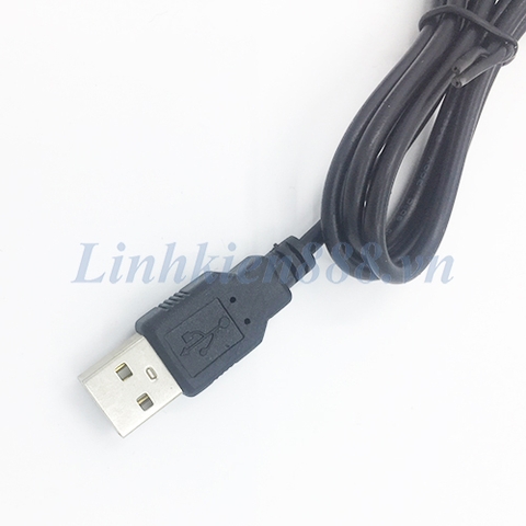 Cáp chuyển nguồn cổng USB 5V DC sang 5V DC chân 5.5x2.1