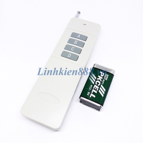 Remote điều khiển 4 nút ABCD 3000m tần số 315Mhz