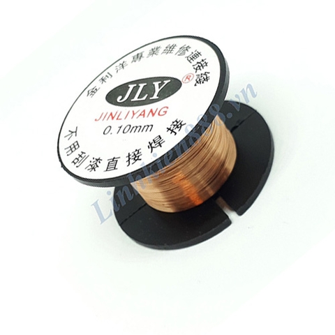 Cuộn dây đồng 10m 0.1mm