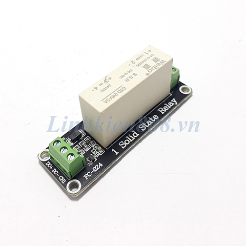 Module relay bán dẫn vào 24V ra 250V 5A 1 kênh