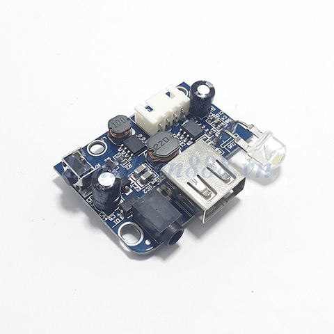 Mạch điện cho bộ khởi động ô tô 12V Q205 đầu sạc vào 15V giắc cắm tròn