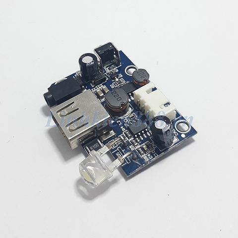 Mạch điện cho bộ khởi động ô tô 12V Q205 đầu sạc vào 15V giắc cắm tròn