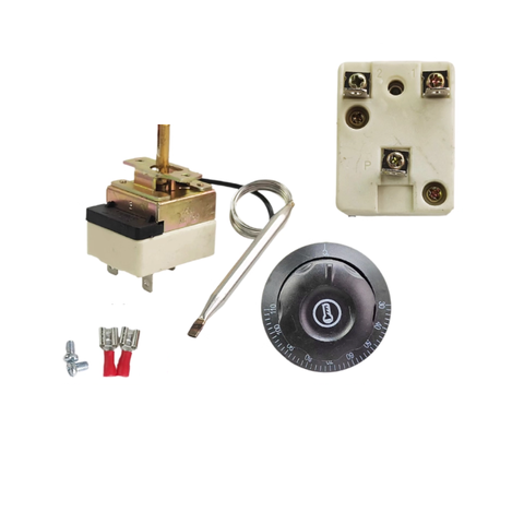 Bộ điều chỉnh nhiệt độ WJB 30-110°C 16A 250V Dây dò 0.7m