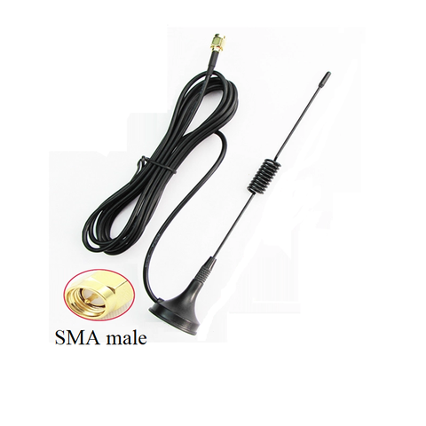 Anten GSM 2g 3g 4g 9dbi đầu SMA Đực Dài 20cm