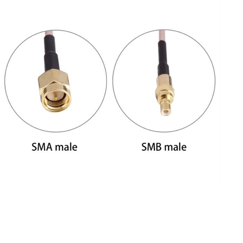 Cáp chuyển SMA Male sang SMB Male RG316 dài 20cm