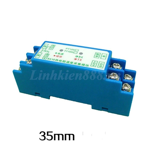 Module chuyển đổi tín hiệu PT100 sang RS485 dạng cài thay ray RS10