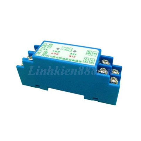 Module chuyển đổi tín hiệu PT100 sang RS485 dạng cài thay ray RS10