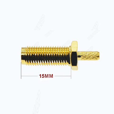 Đầu RP SMA-KY-1.5 SMA female hàn cáp RG174,RG316 dài 15mm